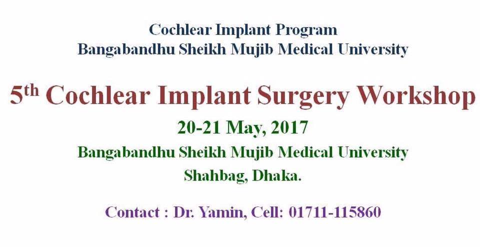 Cochlear Implant Surgery Workshop